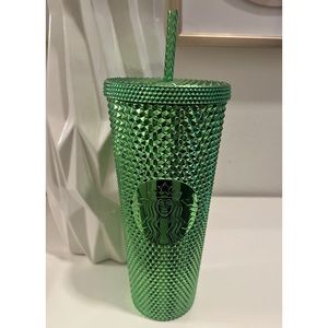 NEW Starbucks Chrome 2023 Holiday Tumbler